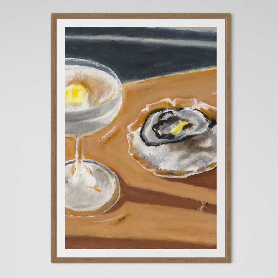 Martini & Oysters - Fine Art Print