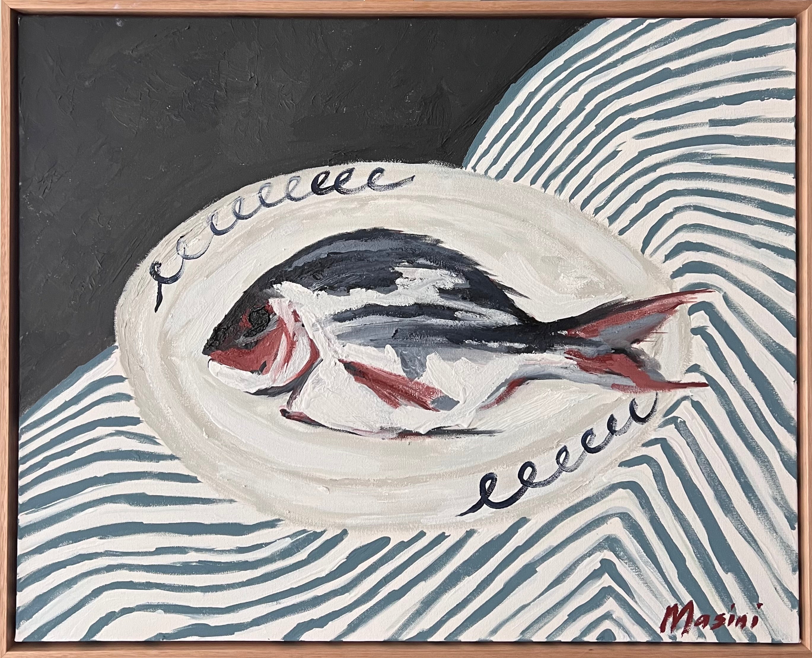 Snapper - Acrylic & Oil on Canvas – MASINI Store